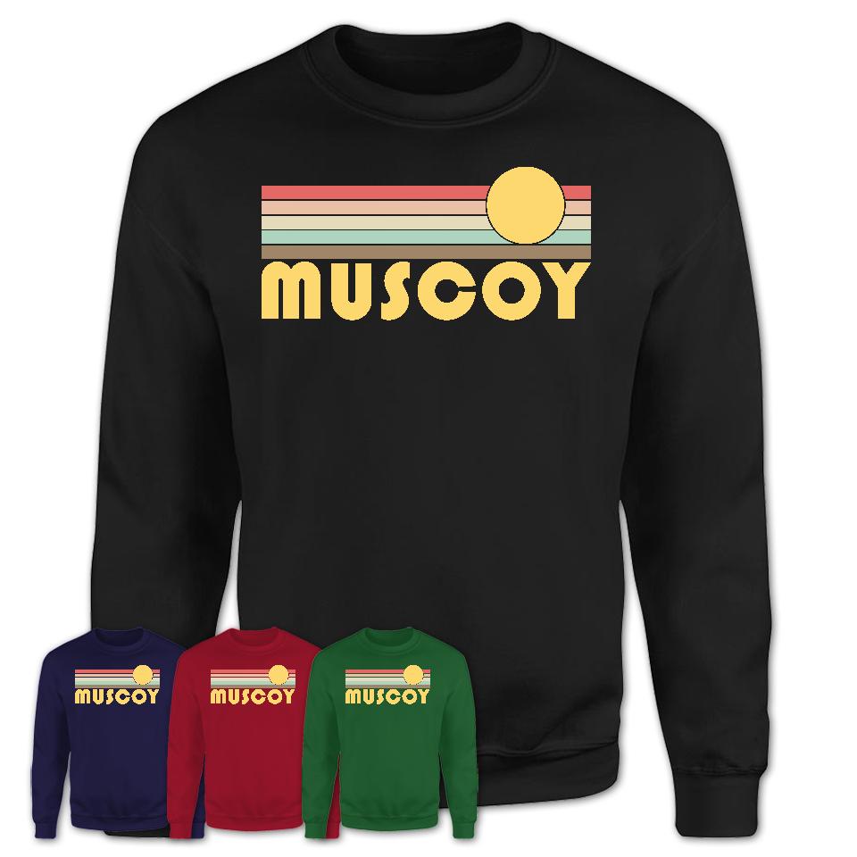 Retro Muscoy California Sunset Shirt Vintage Colors
