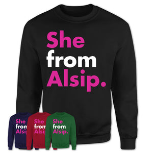 She From Alsip Shirt Illinois State Birthday Gift For Her