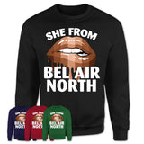 She From Bel Air North Maryland T-Shirt Black Lives Matter Sexy Lips Girl Shirt