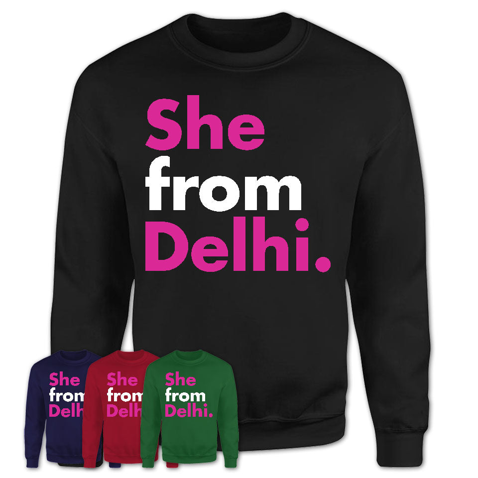 She From Delhi Shirt California State Birthday Gift For Her
