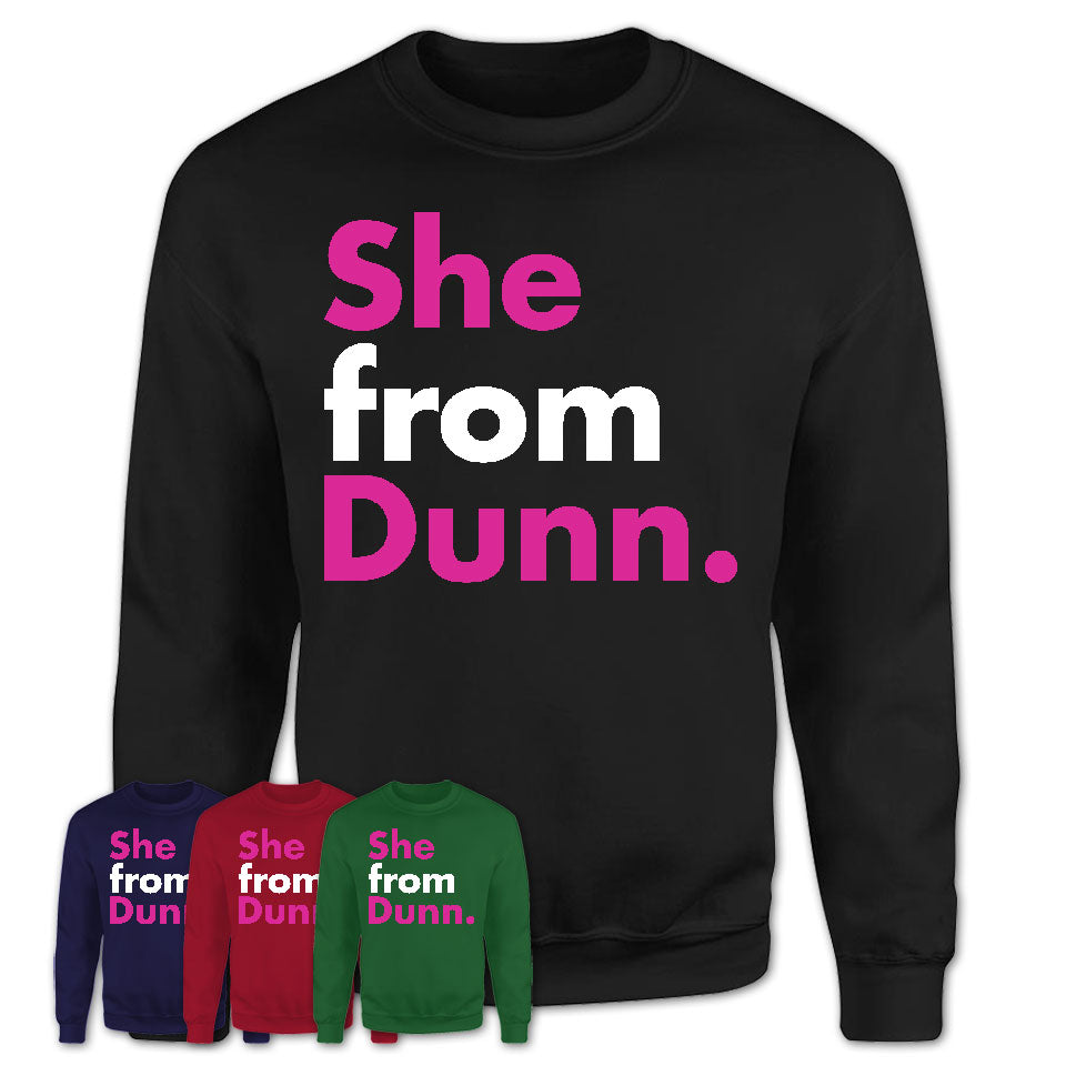 She From Dunn Shirt North Carolina State Birthday Gift For Her