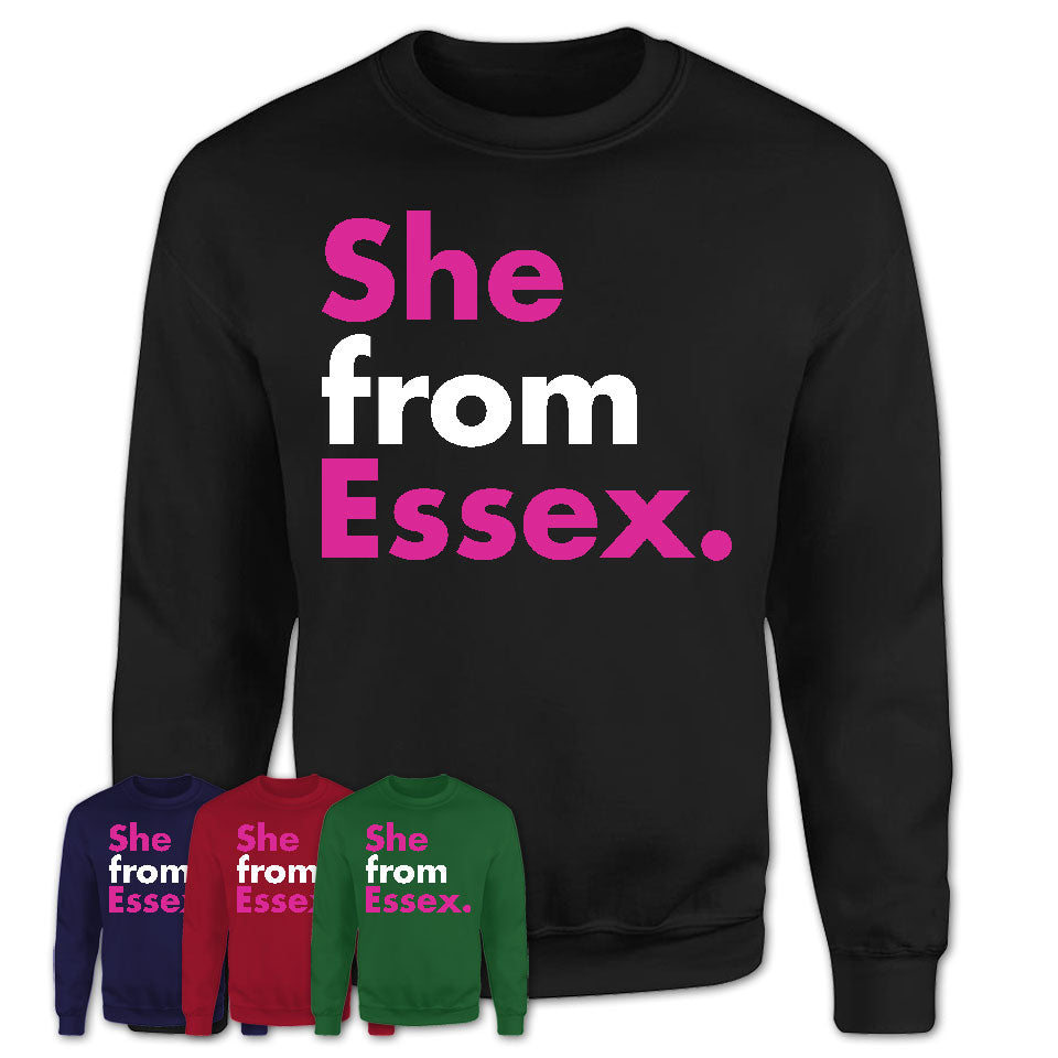 She From Essex Shirt Maryland State Birthday Gift For Her