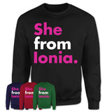She From Ionia Shirt Michigan State Birthday Gift For Her