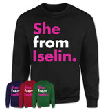 She From Iselin Shirt New Jersey State Birthday Gift For Her