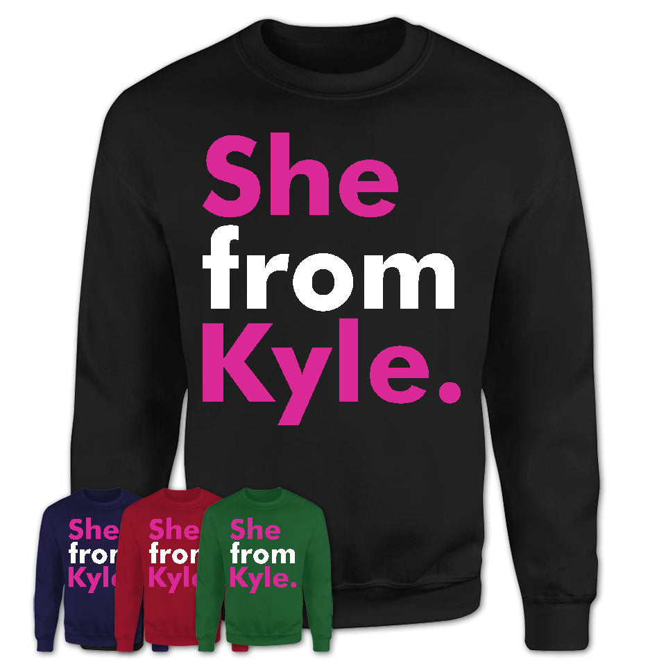 She From Kyle Shirt Texas State Birthday Gift For Her