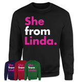She From Linda Shirt California State Birthday Gift For Her