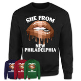 She From New Philadelphia Ohio T-Shirt Black Lives Matter Sexy Lips Girl Shirt