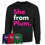 She From Plum Shirt Pennsylvania State Birthday Gift For Her