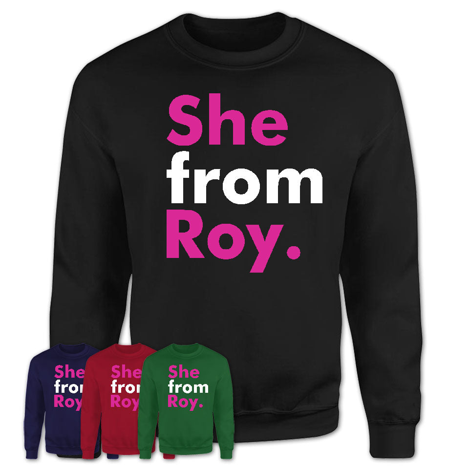 She From Roy Shirt Utah State Birthday Gift For Her