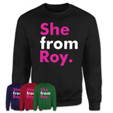 She From Roy Shirt Utah State Birthday Gift For Her