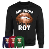She From Roy Utah T-Shirt Black Lives Matter Sexy Lips Girl Shirt