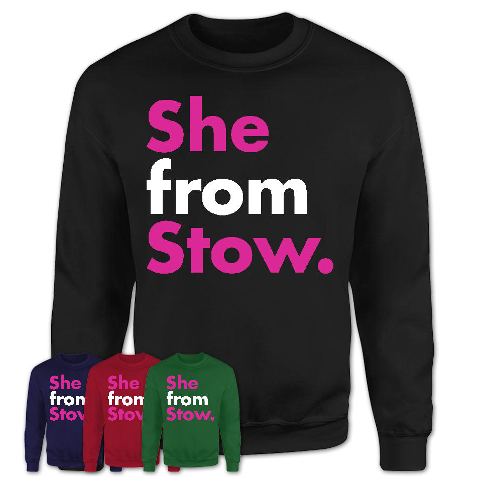 She From Stow Shirt Ohio State Birthday Gift For Her