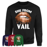 She From Vail Arizona T-Shirt Black Lives Matter Sexy Lips Girl Shirt