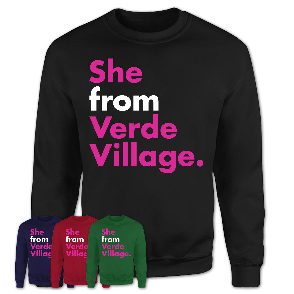 She From Verde Village Shirt Arizona State Birthday Gift For Her