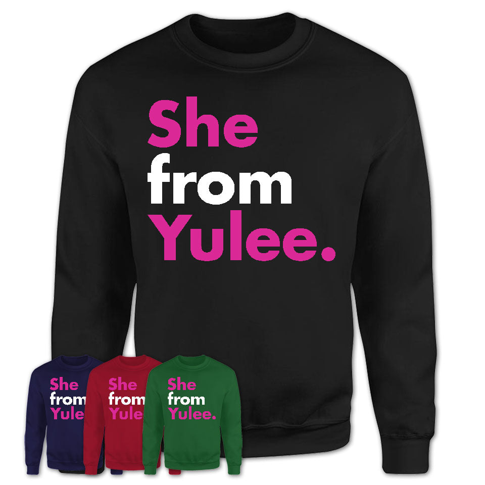 She From Yulee Shirt Florida State Birthday Gift For Her
