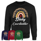 Study Coordinator Because Your Life Worth My Time Rainbow T-Shirt
