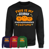 This Is My Scary Echocardiographer Costume, Halloween Pumpkin Shirt, Funny Coworker Gift