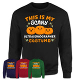 This Is My Scary Ultrasonographer Costume, Halloween Pumpkin Shirt, Funny Coworker Gift