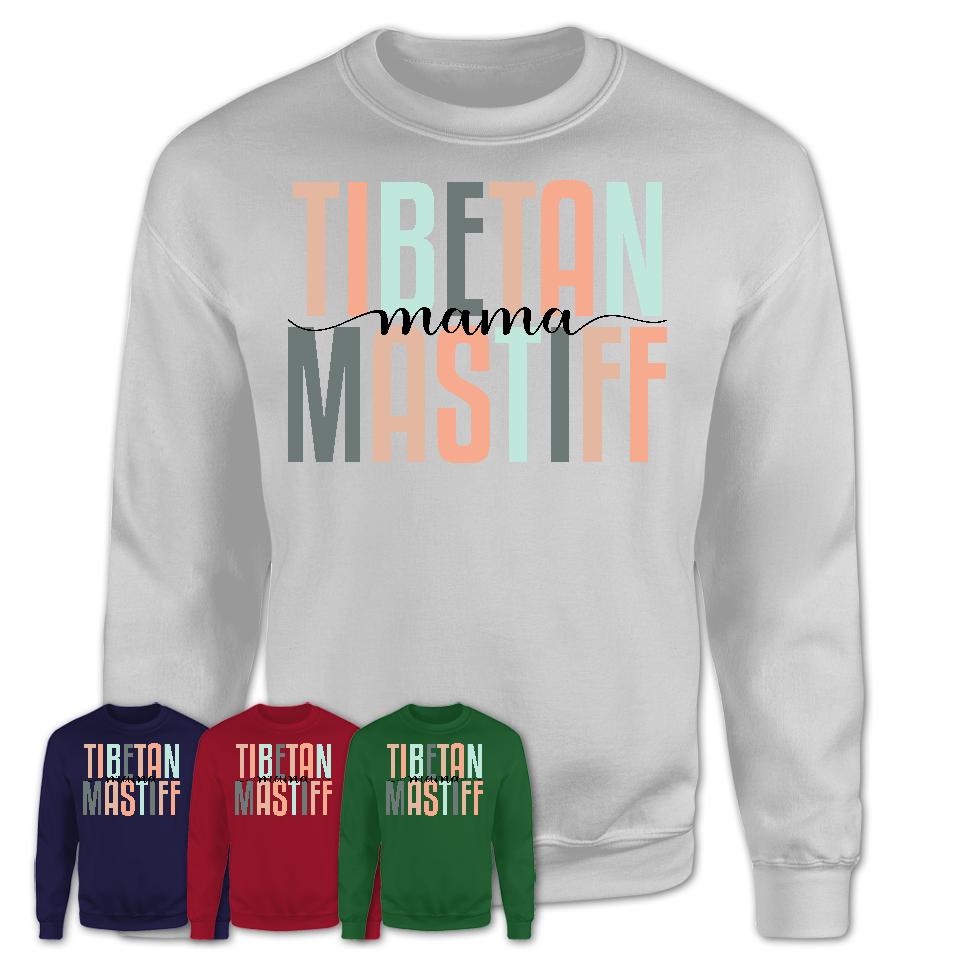 Tibetan Mastiff Mama Shirt, Mom Of Tibetan Mastiff Shirt, Dog Mom Gifts
