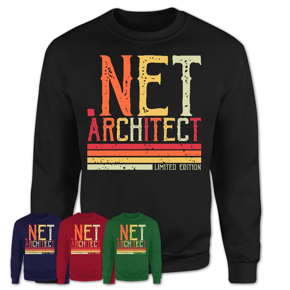 Vintage .Net Architect Limited Edition Job Shirt, Coworker Birthday Gift Idea