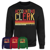 Vintage Accounting Clerk Limited Edition Job Shirt, Coworker Birthday Gift Idea