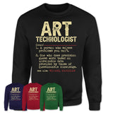 Vintage Art Technologist Definition Shirt, Funny Coworker Gift Idea for Art Technologist, New Job Gift