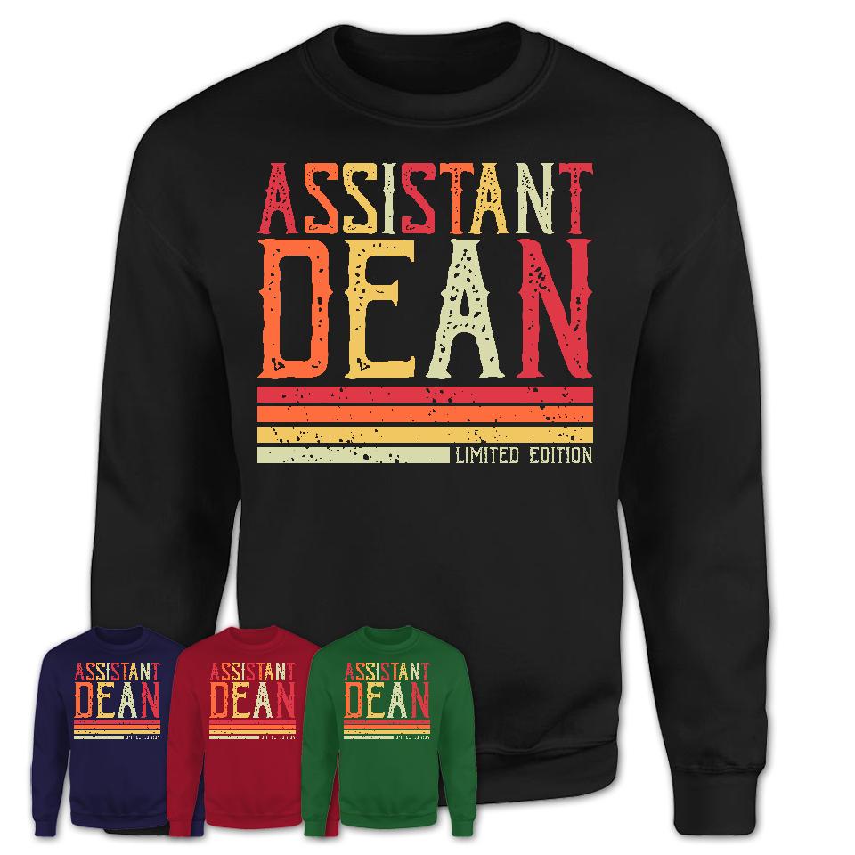 Vintage Assistant Dean Limited Edition Job Shirt, Coworker Birthday Gift Idea