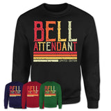 Vintage Bell Attendant Limited Edition Job Shirt, Coworker Birthday Gift Idea