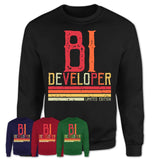 Vintage Bi Developer Limited Edition Job Shirt, Coworker Birthday Gift Idea