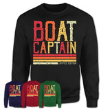 Vintage Boat Captain Limited Edition Job Shirt, Coworker Birthday Gift Idea