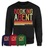 Vintage Booking Agent Limited Edition Job Shirt, Coworker Birthday Gift Idea