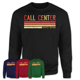 Vintage Call Center Limited Edition Job Shirt, Coworker Birthday Gift Idea