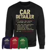 Vintage Car Detailer Definition Shirt, Funny Coworker Gift Idea for Car Detailer, New Job Gift