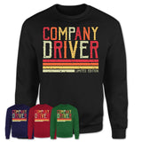 Vintage Company Driver Limited Edition Job Shirt, Coworker Birthday Gift Idea