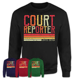 Vintage Court Reporter Limited Edition Job Shirt, Coworker Birthday Gift Idea