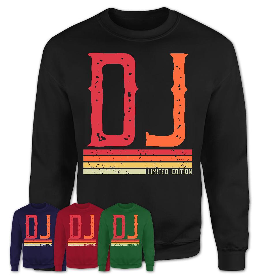 Vintage DJ Limited Edition Job Shirt, Coworker Birthday Gift Idea