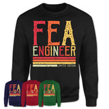 Vintage Fea Engineer Limited Edition Job Shirt, Coworker Birthday Gift Idea