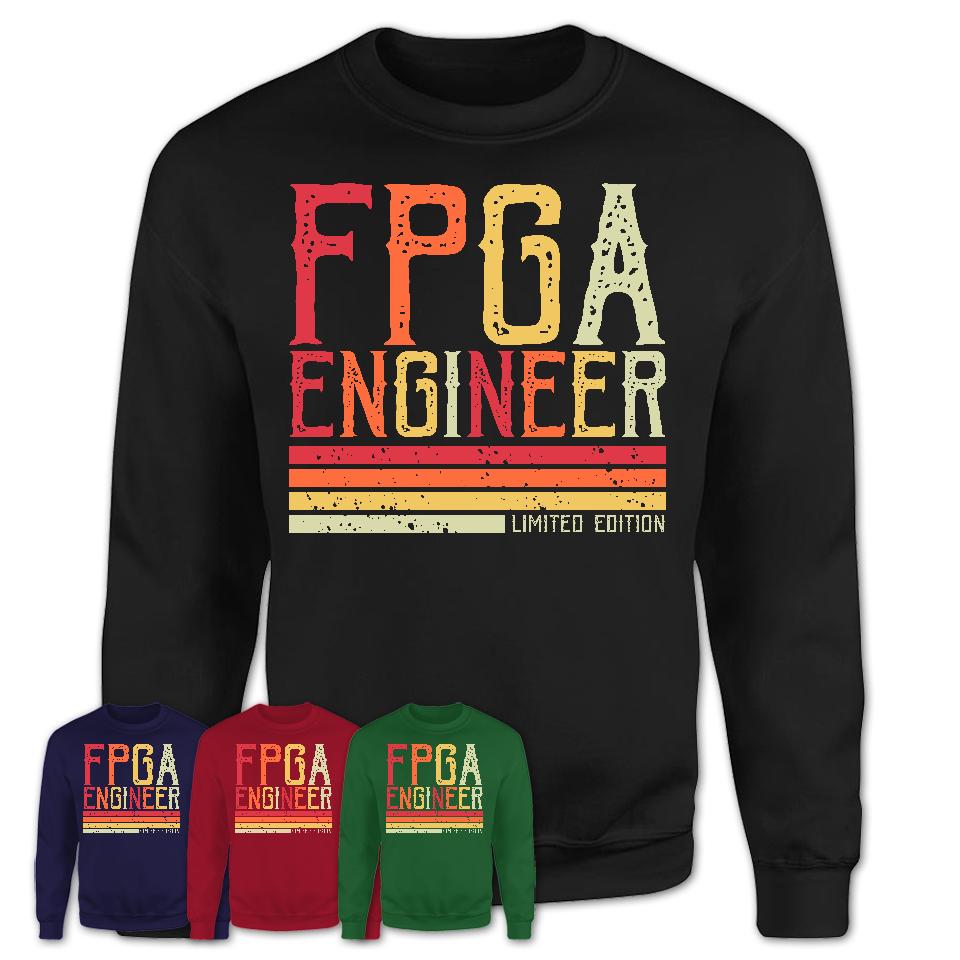 Vintage Fpga Engineer Limited Edition Job Shirt, Coworker Birthday Gift Idea