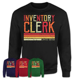 Vintage Inventory Clerk Limited Edition Job Shirt, Coworker Birthday Gift Idea