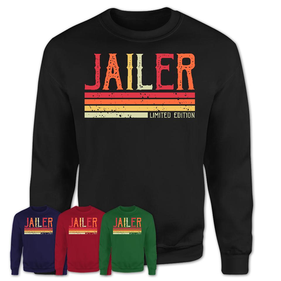Vintage Jailer Limited Edition Job Shirt, Coworker Birthday Gift Idea