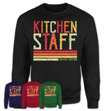 Vintage Kitchen Staff Limited Edition Job Shirt, Coworker Birthday Gift Idea