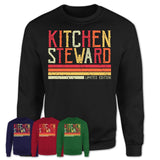 Vintage Kitchen Steward Limited Edition Job Shirt, Coworker Birthday Gift Idea