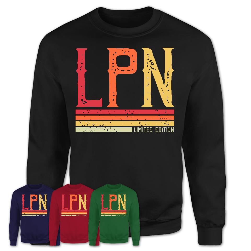 Vintage LPN Limited Edition Job Shirt, Coworker Birthday Gift Idea