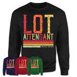 Vintage Lot Attendant Limited Edition Job Shirt, Coworker Birthday Gift Idea