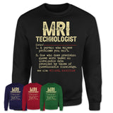 Vintage MRI Technologist Definition Shirt, Funny Coworker Gift Idea for MRI Technologist, New Job Gift
