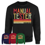 Vintage Manual Tester Limited Edition Job Shirt, Coworker Birthday Gift Idea