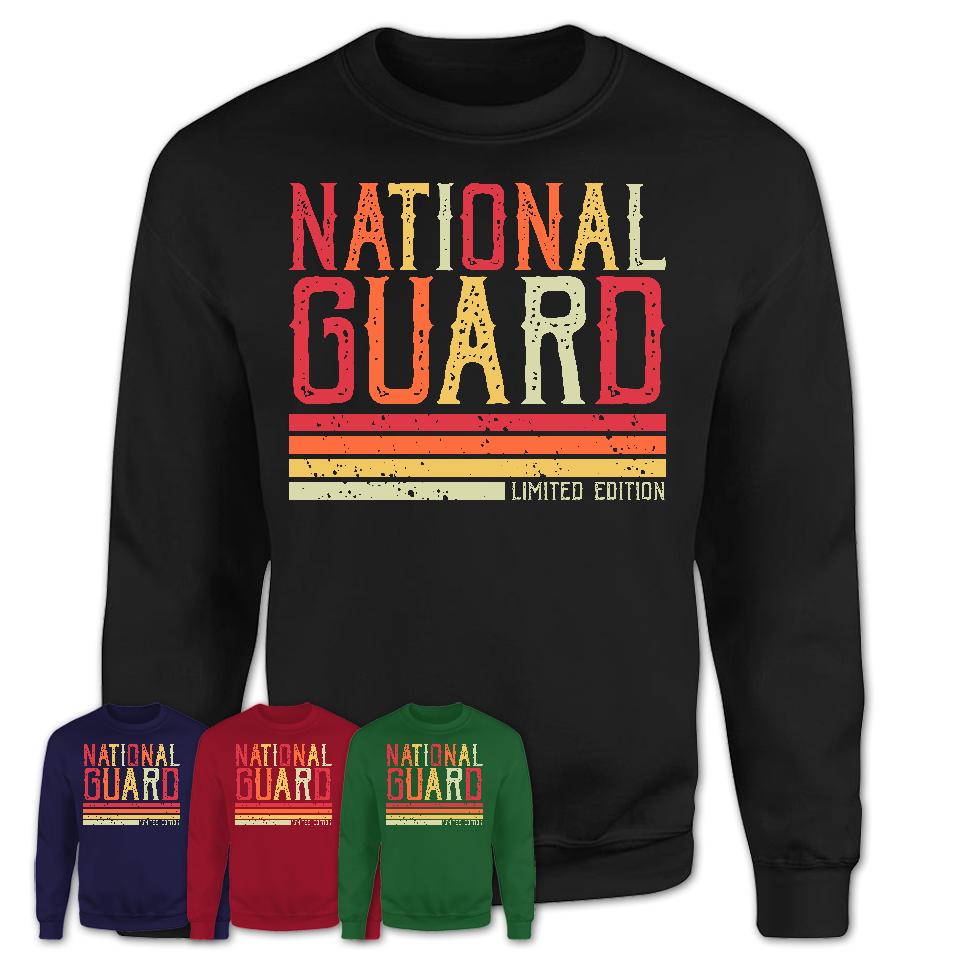 Vintage National Guard Limited Edition Job Shirt, Coworker Birthday Gift Idea