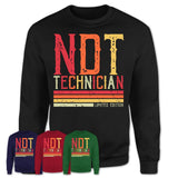 Vintage Ndt Technician Limited Edition Job Shirt, Coworker Birthday Gift Idea