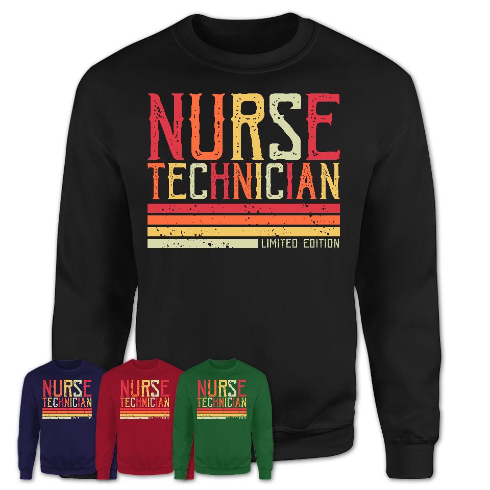 Vintage Nurse Technician Limited Edition Job Shirt, Coworker Birthday Gift Idea