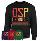 Vintage Osp Engineer Limited Edition Job Shirt, Coworker Birthday Gift Idea